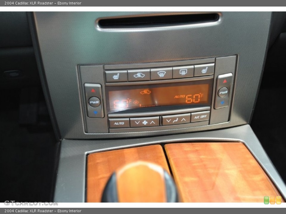 Ebony Interior Controls for the 2004 Cadillac XLR Roadster #84735367