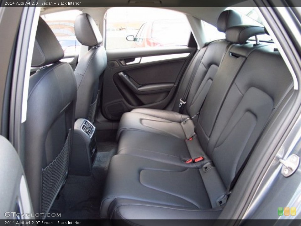 Black Interior Rear Seat for the 2014 Audi A4 2.0T Sedan #84744326