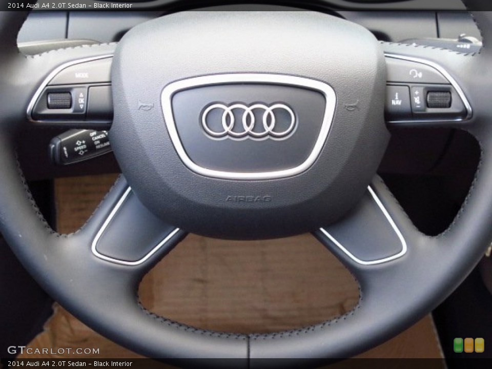 Black Interior Steering Wheel for the 2014 Audi A4 2.0T Sedan #84744440