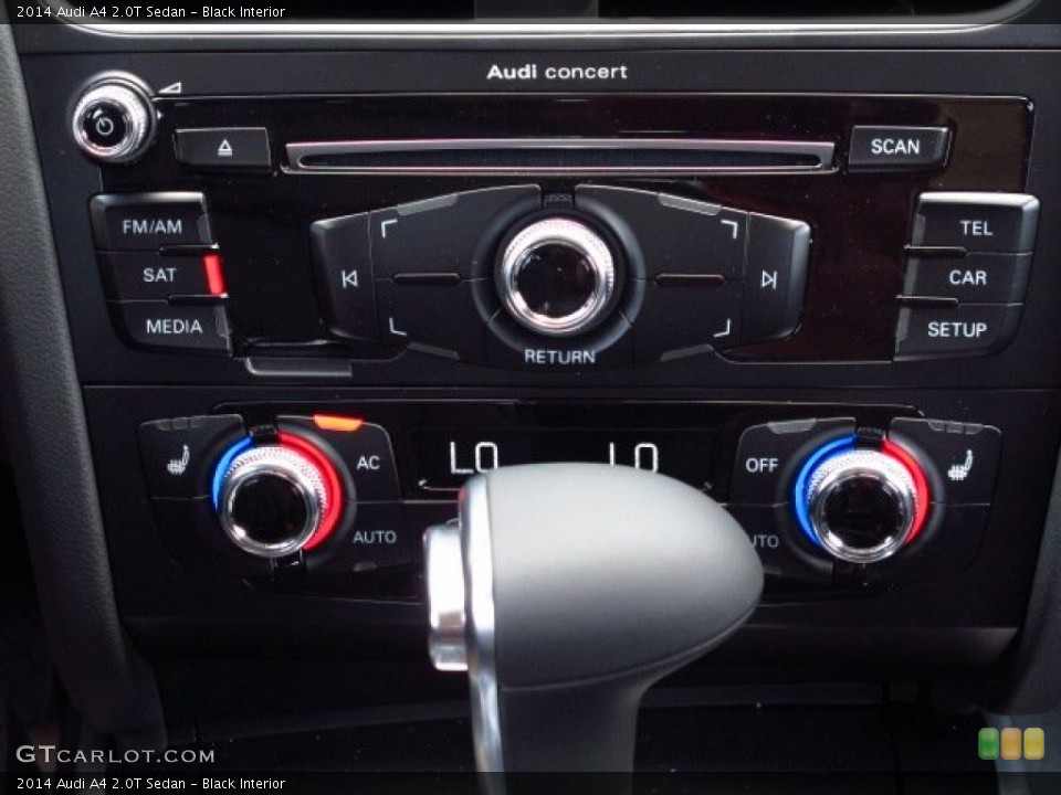 Black Interior Controls for the 2014 Audi A4 2.0T Sedan #84744509