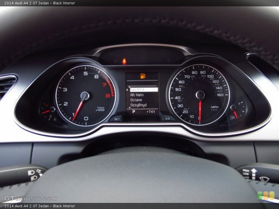 Black Interior Gauges for the 2014 Audi A4 2.0T Sedan #84744548