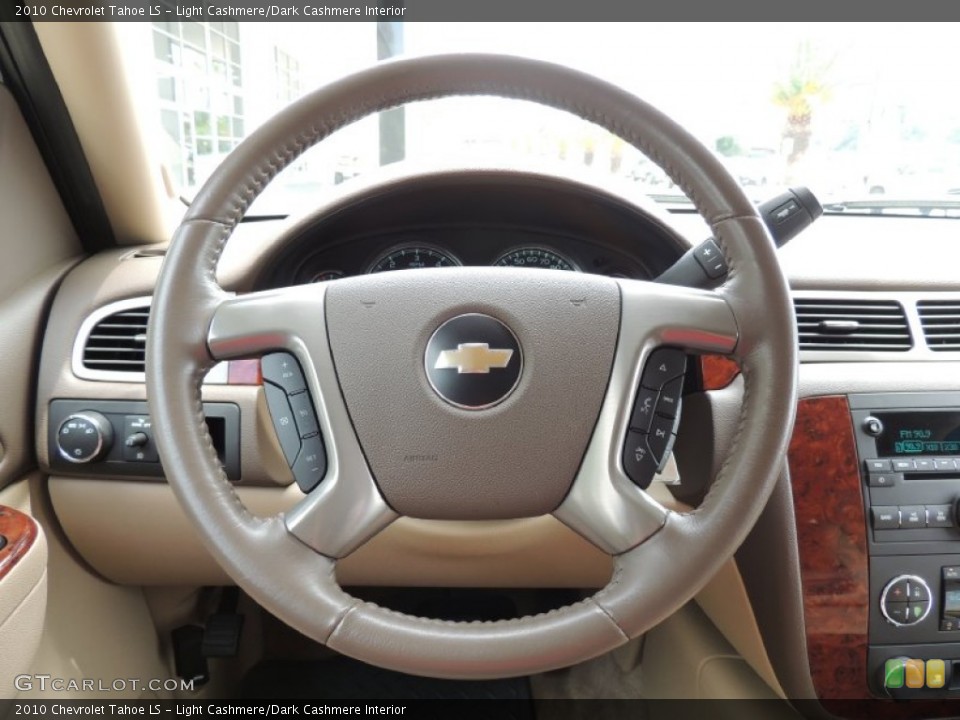 Light Cashmere/Dark Cashmere Interior Steering Wheel for the 2010 Chevrolet Tahoe LS #84745016