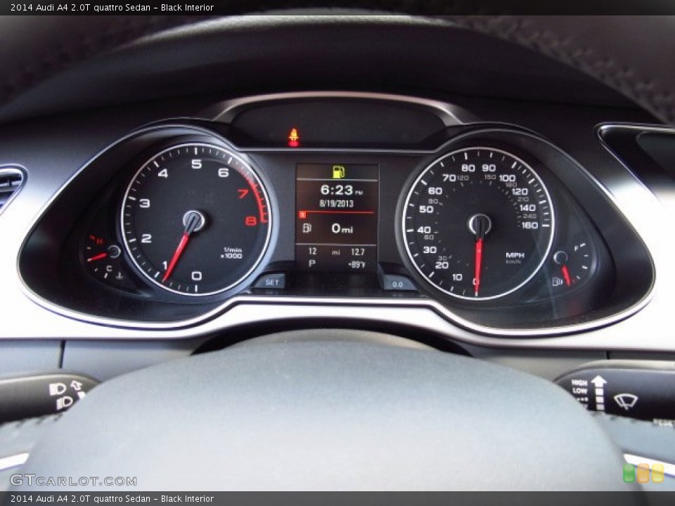 Black Interior Gauges for the 2014 Audi A4 2.0T quattro Sedan #84745097
