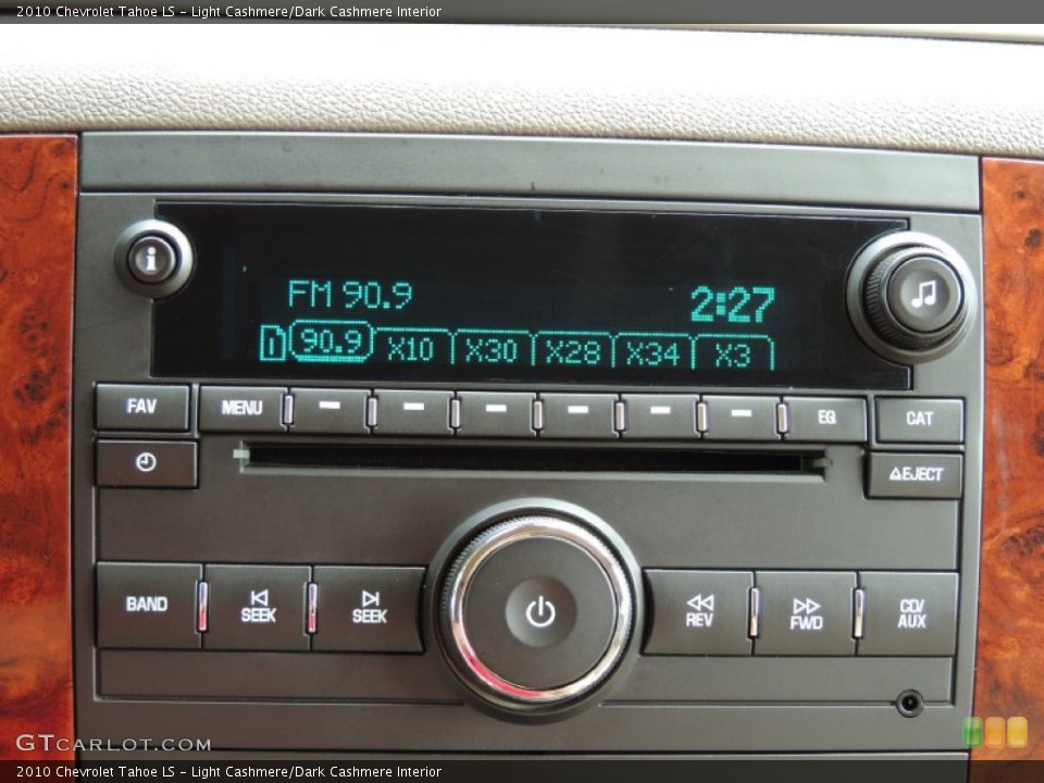 Light Cashmere/Dark Cashmere Interior Audio System for the 2010 Chevrolet Tahoe LS #84745121