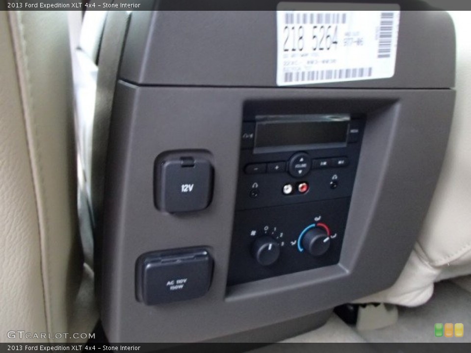 Stone Interior Controls for the 2013 Ford Expedition XLT 4x4 #84749914