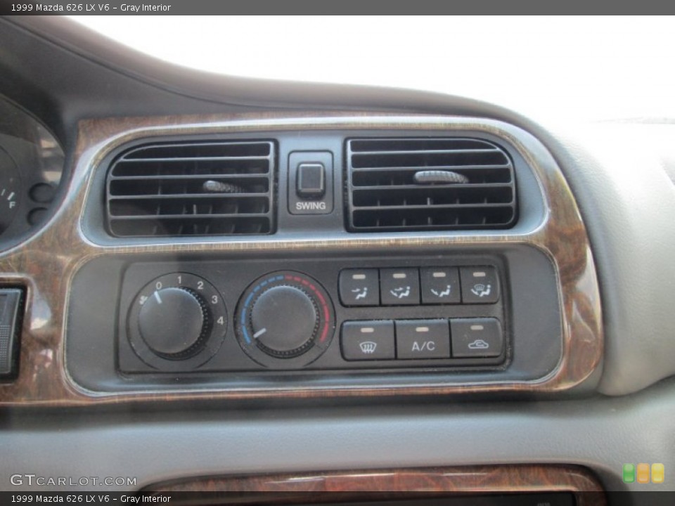 Gray Interior Controls for the 1999 Mazda 626 LX V6 #84750089