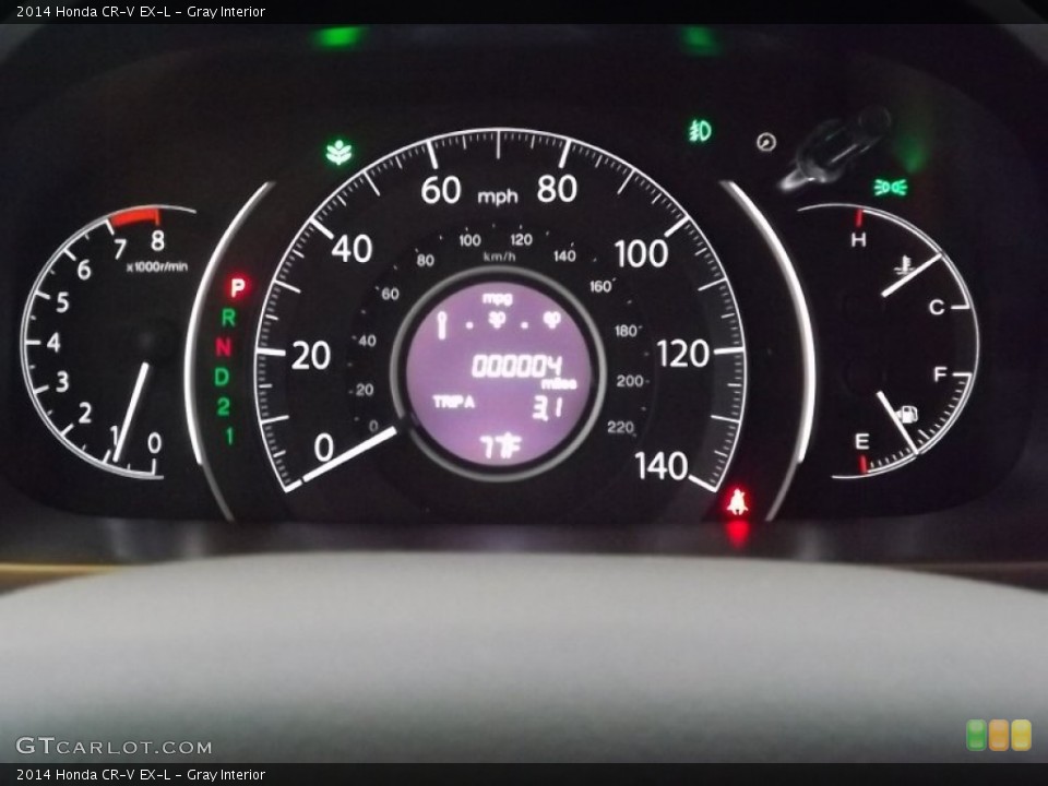 Gray Interior Gauges for the 2014 Honda CR-V EX-L #84750734