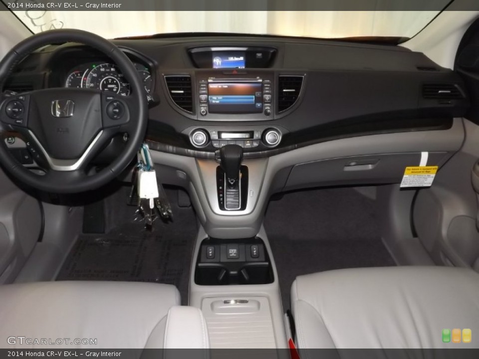 Gray Interior Dashboard for the 2014 Honda CR-V EX-L #84750982