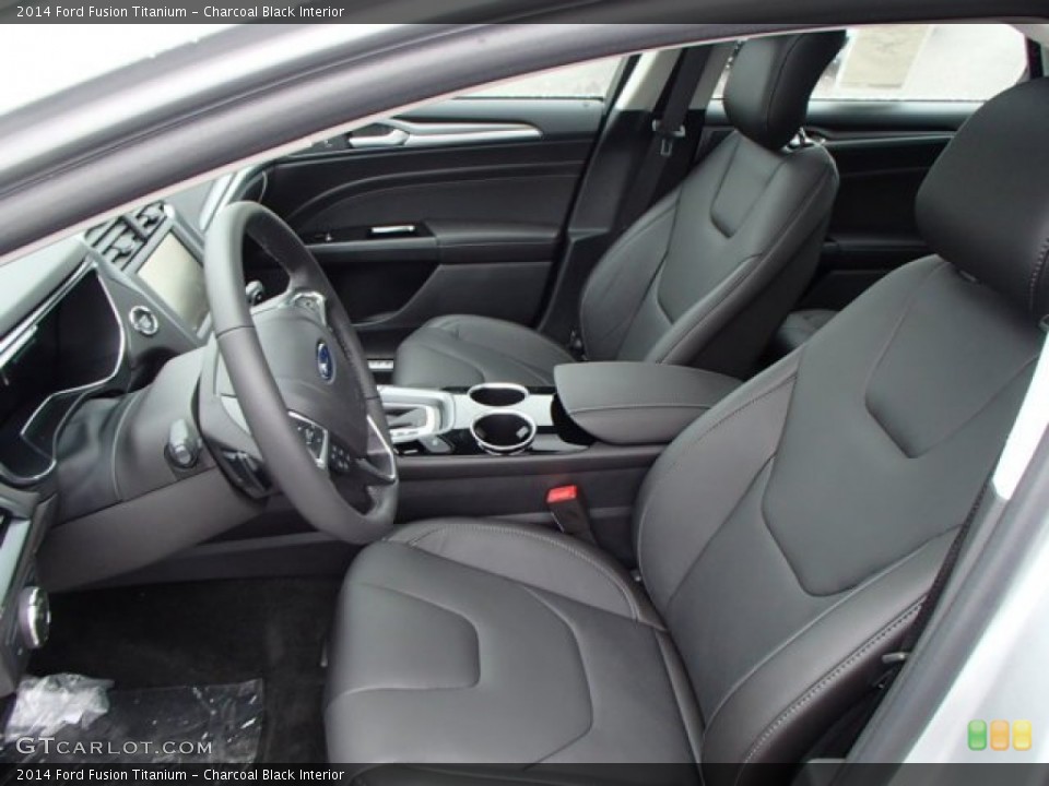 Charcoal Black Interior Front Seat for the 2014 Ford Fusion Titanium #84751541