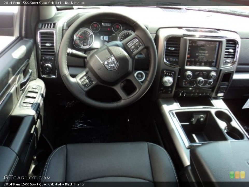Black Interior Dashboard for the 2014 Ram 1500 Sport Quad Cab 4x4 #84751772