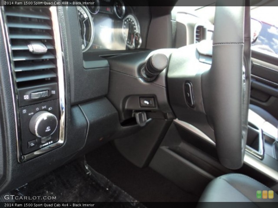 Black Interior Controls for the 2014 Ram 1500 Sport Quad Cab 4x4 #84751943