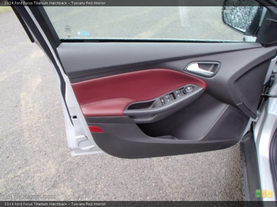 Tuscany Red Interior Door Panel for the 2014 Ford Focus Titanium Hatchback #84752128