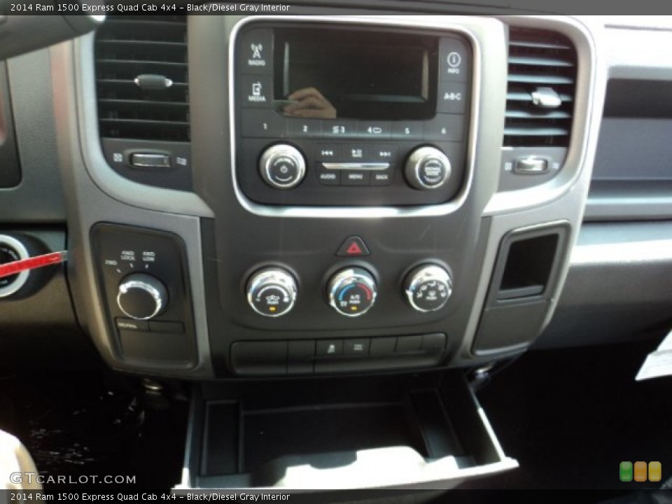 Black/Diesel Gray Interior Controls for the 2014 Ram 1500 Express Quad Cab 4x4 #84752135