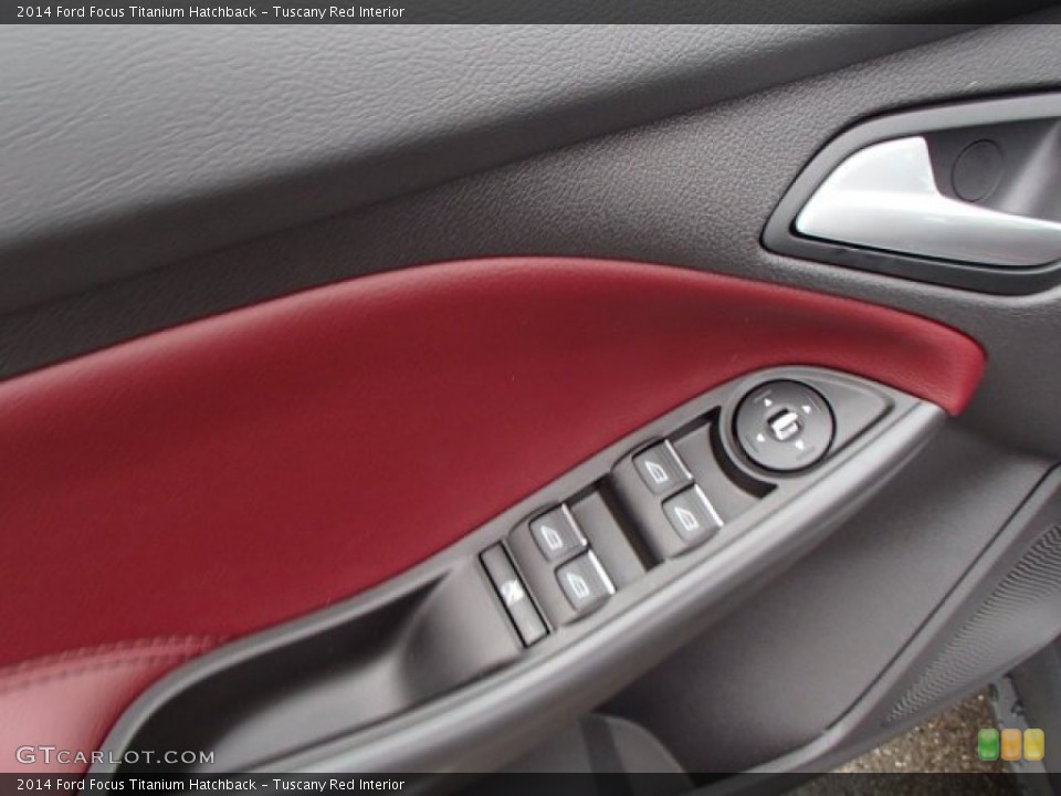Tuscany Red Interior Controls for the 2014 Ford Focus Titanium Hatchback #84752216