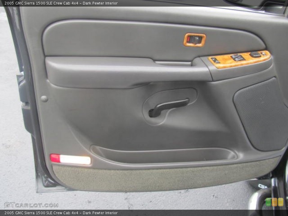 Dark Pewter Interior Door Panel for the 2005 GMC Sierra 1500 SLE Crew Cab 4x4 #84752360