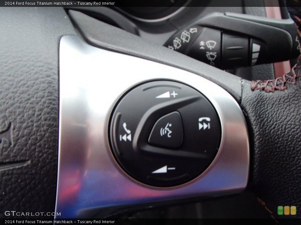 Tuscany Red Interior Controls for the 2014 Ford Focus Titanium Hatchback #84752393