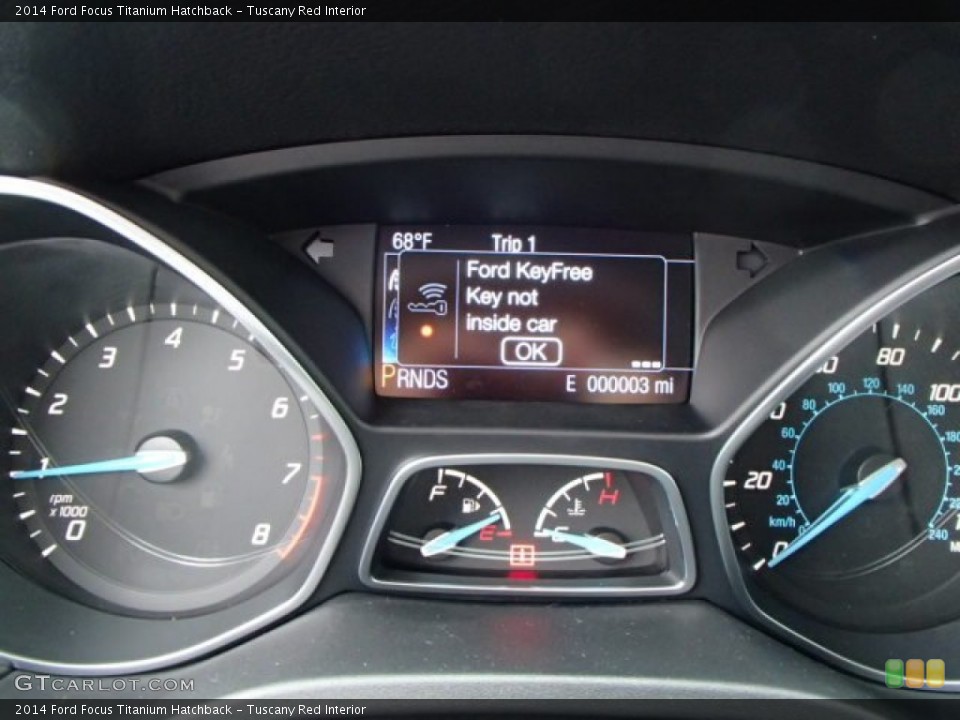 Tuscany Red Interior Gauges for the 2014 Ford Focus Titanium Hatchback #84752414