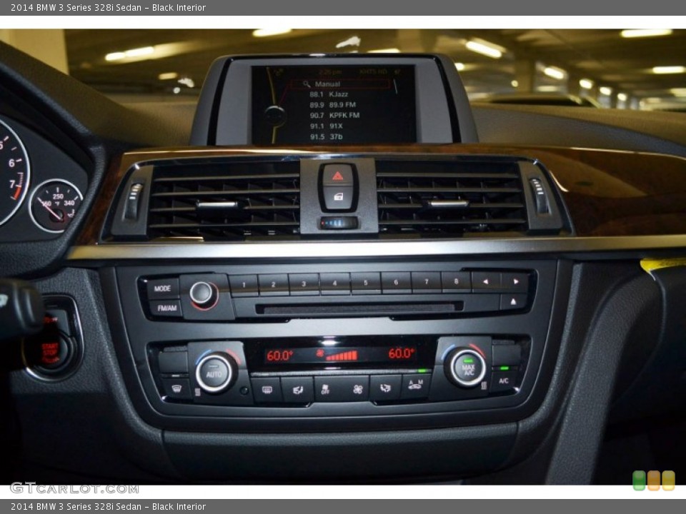 Black Interior Controls for the 2014 BMW 3 Series 328i Sedan #84759150