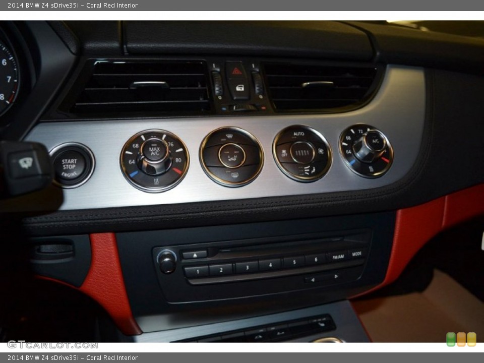 Coral Red Interior Controls for the 2014 BMW Z4 sDrive35i #84759527