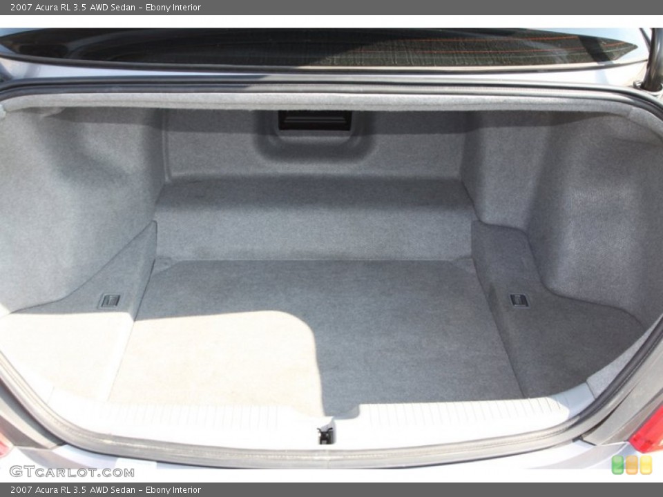 Ebony Interior Trunk for the 2007 Acura RL 3.5 AWD Sedan #84759725