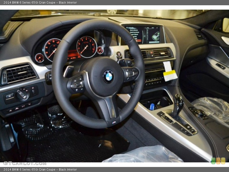Black Interior Dashboard for the 2014 BMW 6 Series 650i Gran Coupe #84759891