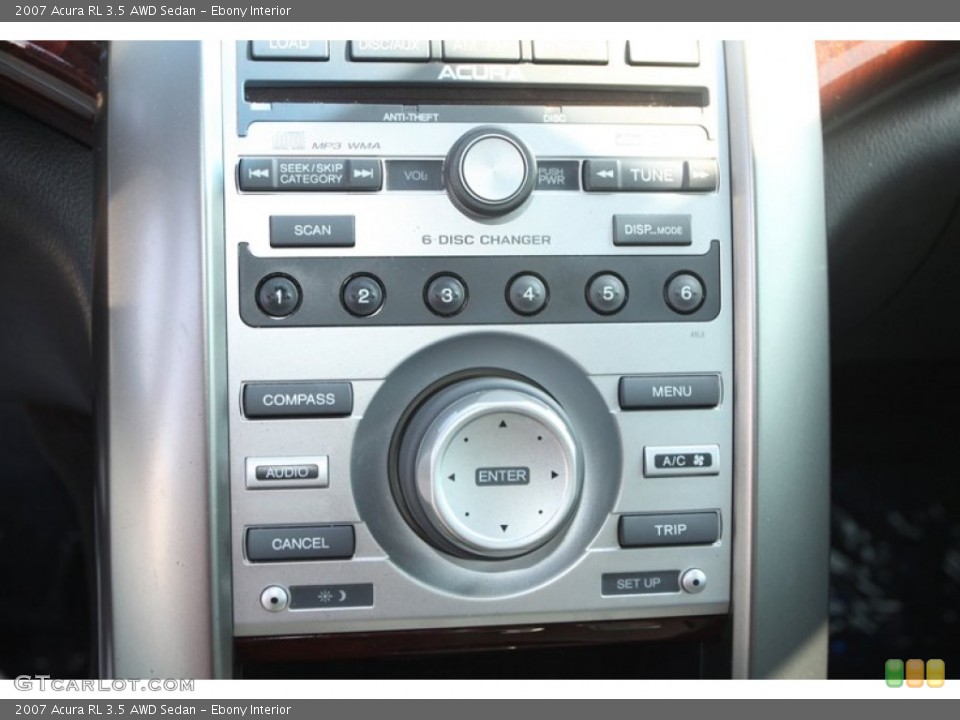 Ebony Interior Controls for the 2007 Acura RL 3.5 AWD Sedan #84759952