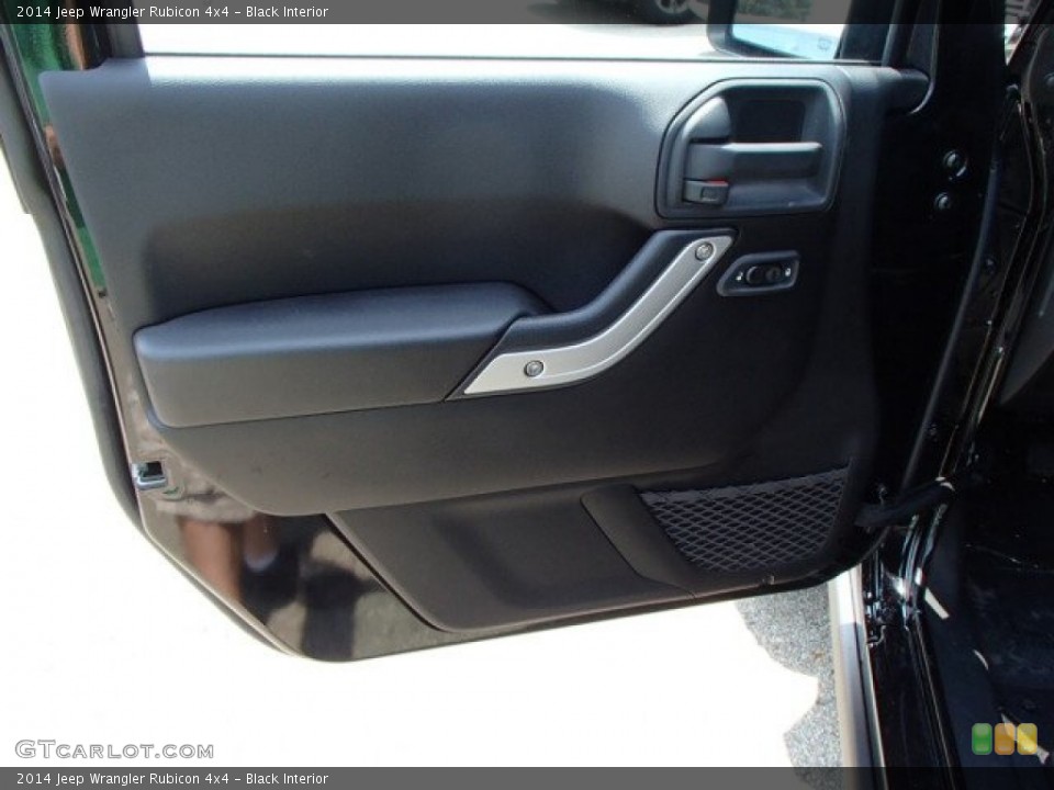 Black Interior Door Panel for the 2014 Jeep Wrangler Rubicon 4x4 #84768038
