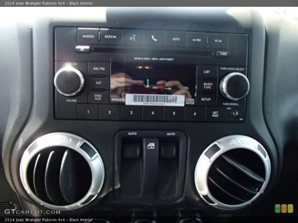 Black Interior Audio System for the 2014 Jeep Wrangler Rubicon 4x4 #84768077