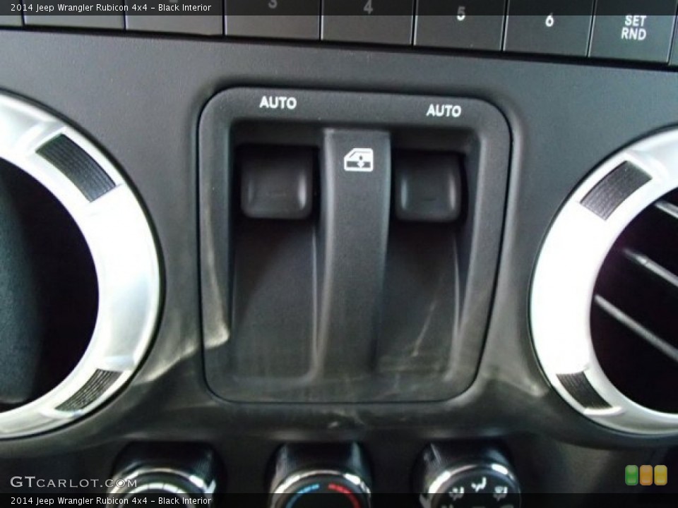 Black Interior Controls for the 2014 Jeep Wrangler Rubicon 4x4 #84768149