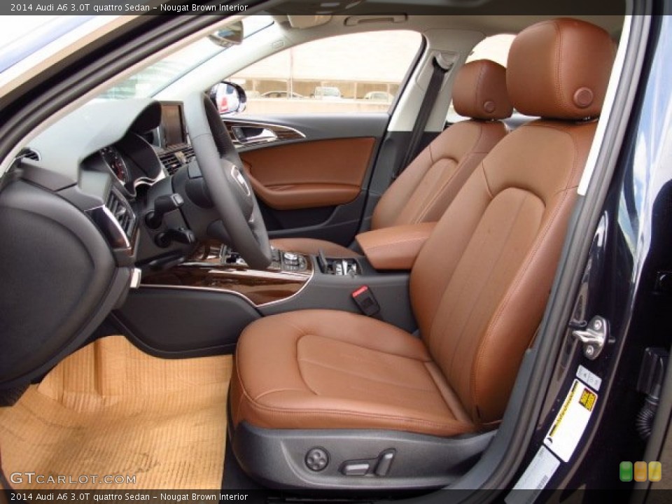 Nougat Brown Interior Photo for the 2014 Audi A6 3.0T quattro Sedan #84768506