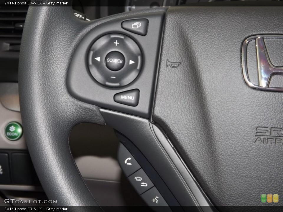 Gray Interior Controls for the 2014 Honda CR-V LX #84769265