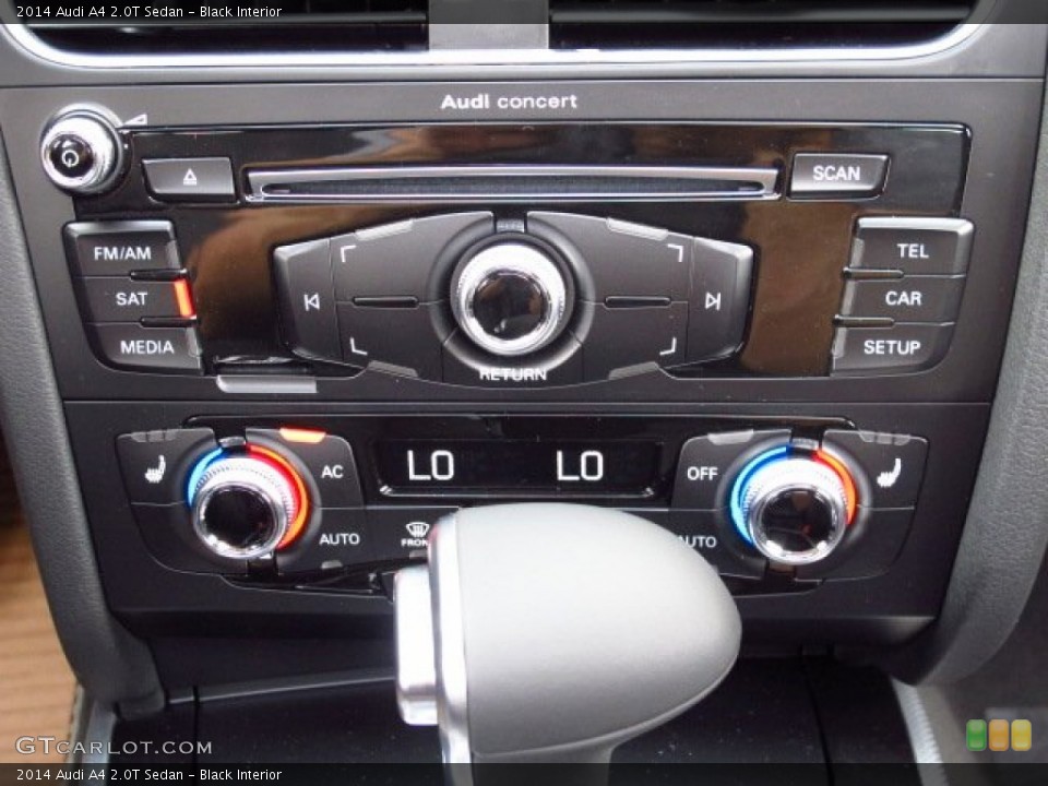 Black Interior Controls for the 2014 Audi A4 2.0T Sedan #84770105