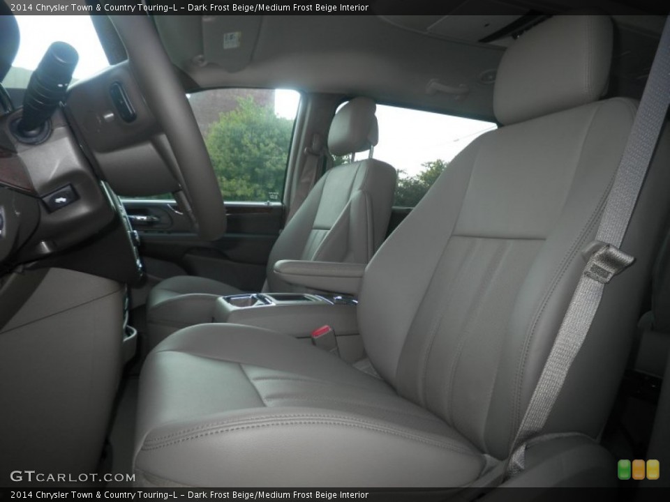 Dark Frost Beige/Medium Frost Beige Interior Front Seat for the 2014 Chrysler Town & Country Touring-L #84775469