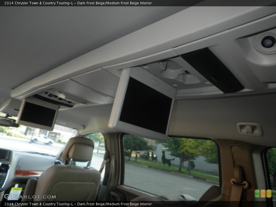 Dark Frost Beige/Medium Frost Beige Interior Entertainment System for the 2014 Chrysler Town & Country Touring-L #84775589