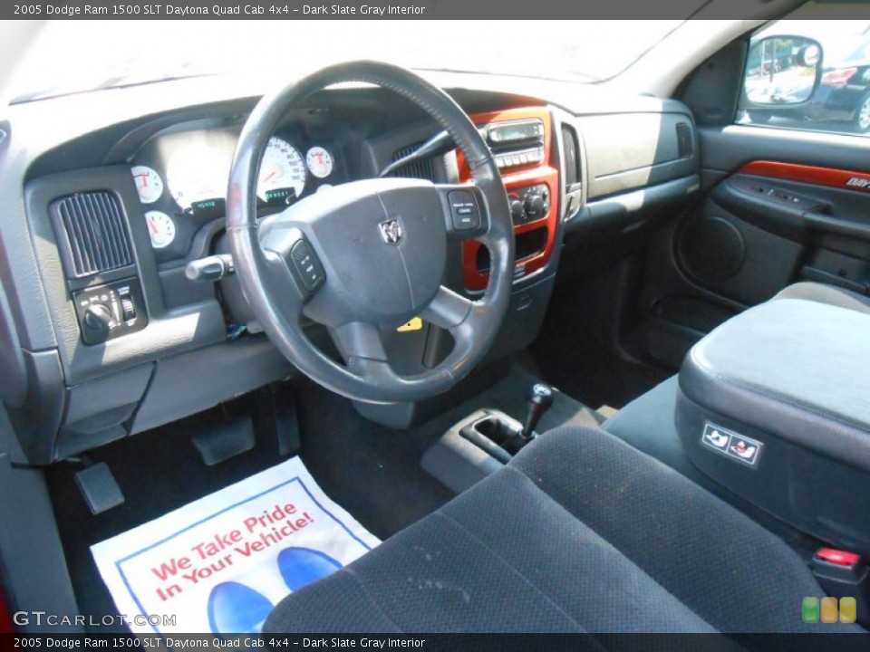 Dark Slate Gray Interior Photo for the 2005 Dodge Ram 1500 SLT Daytona Quad Cab 4x4 #84780698