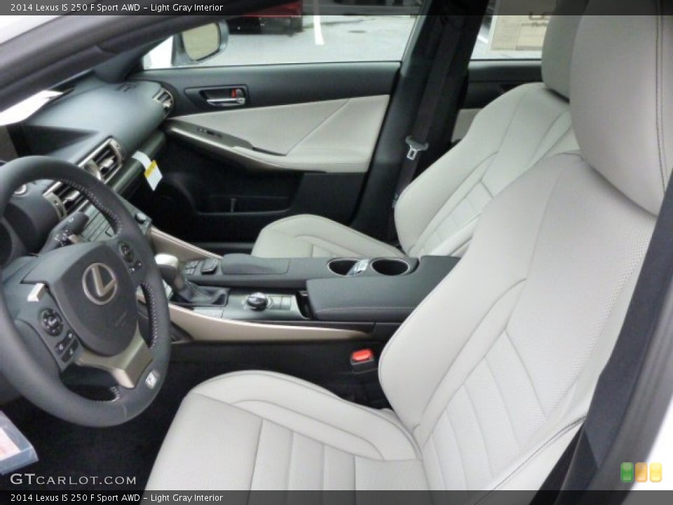 Light Gray Interior Photo for the 2014 Lexus IS 250 F Sport AWD #84781232