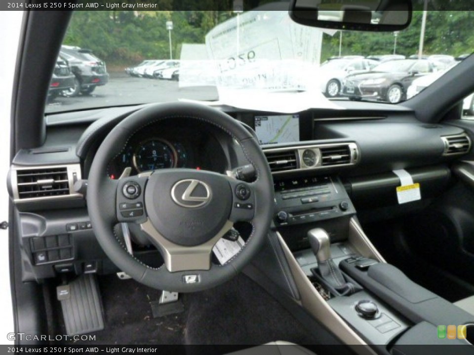 Light Gray Interior Prime Interior for the 2014 Lexus IS 250 F Sport AWD #84781277
