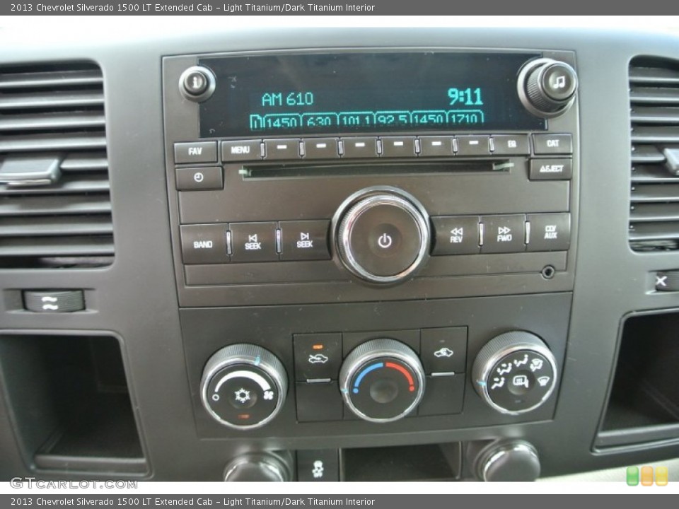 Light Titanium/Dark Titanium Interior Controls for the 2013 Chevrolet Silverado 1500 LT Extended Cab #84781478