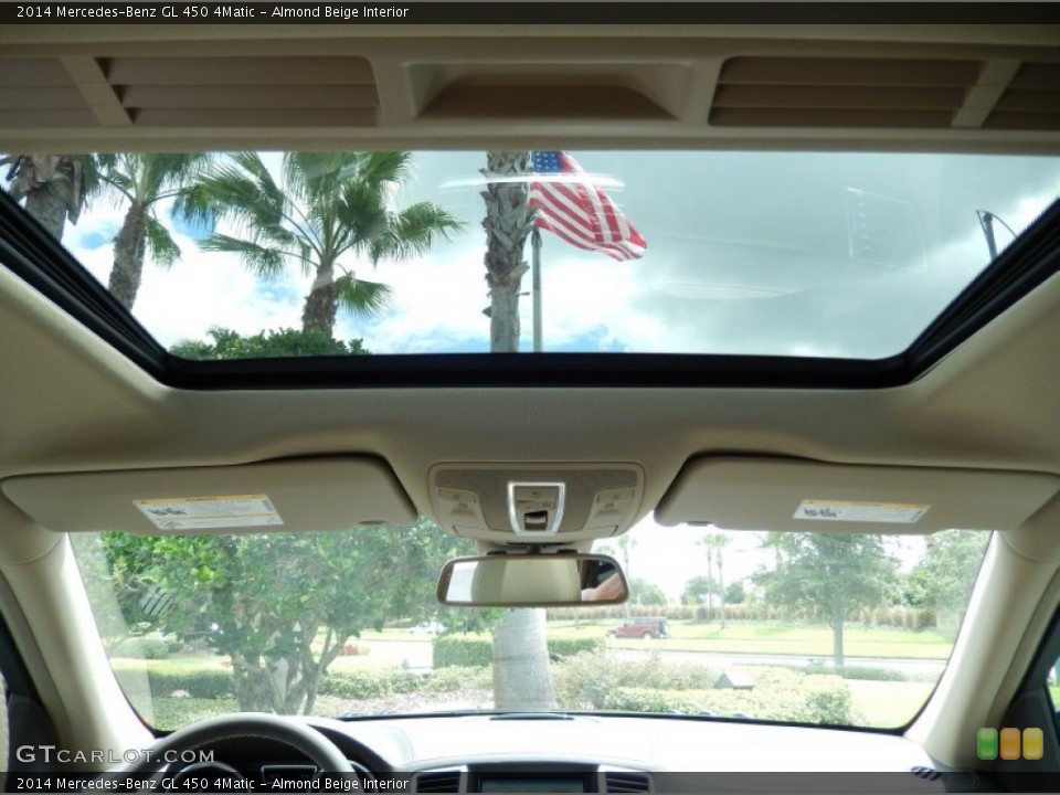 Almond Beige Interior Sunroof for the 2014 Mercedes-Benz GL 450 4Matic #84785270