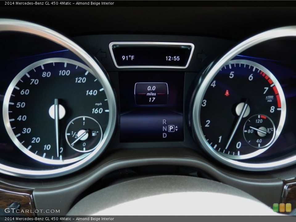 Almond Beige Interior Gauges for the 2014 Mercedes-Benz GL 450 4Matic #84785321