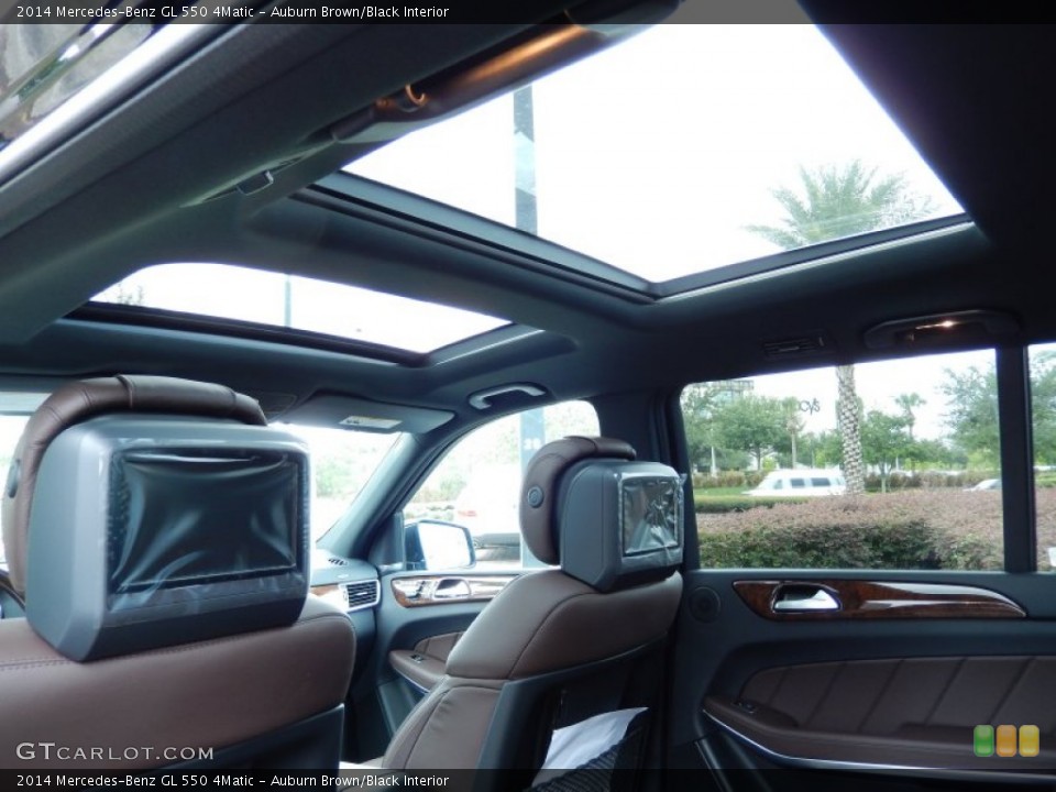 Auburn Brown/Black Interior Sunroof for the 2014 Mercedes-Benz GL 550 4Matic #84785645