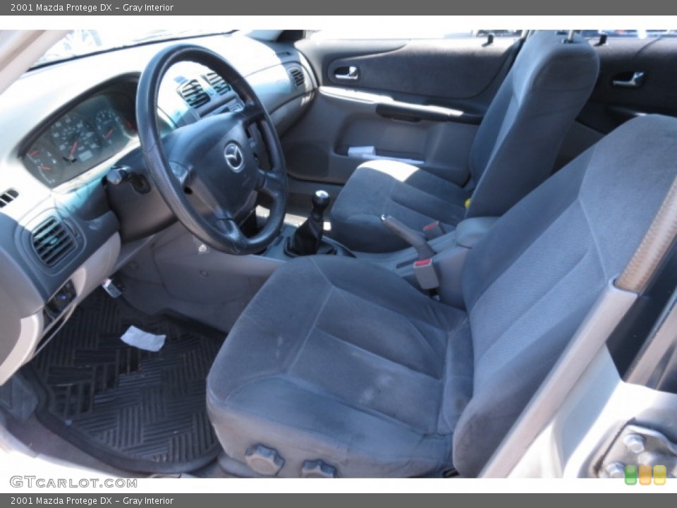 Gray Interior Photo for the 2001 Mazda Protege DX #84786170