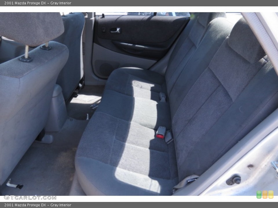Gray Interior Rear Seat for the 2001 Mazda Protege DX #84786194