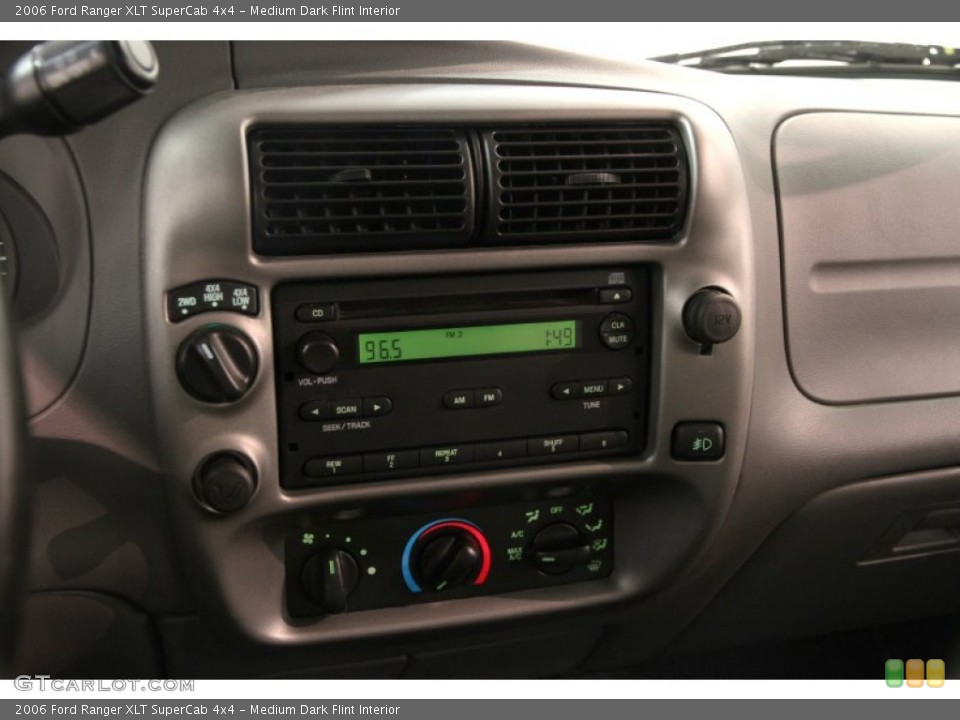 Medium Dark Flint Interior Controls for the 2006 Ford Ranger XLT SuperCab 4x4 #84791630