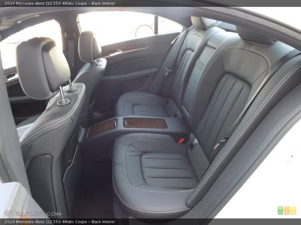 Black Interior Rear Seat for the 2014 Mercedes-Benz CLS 550 4Matic Coupe #84792257