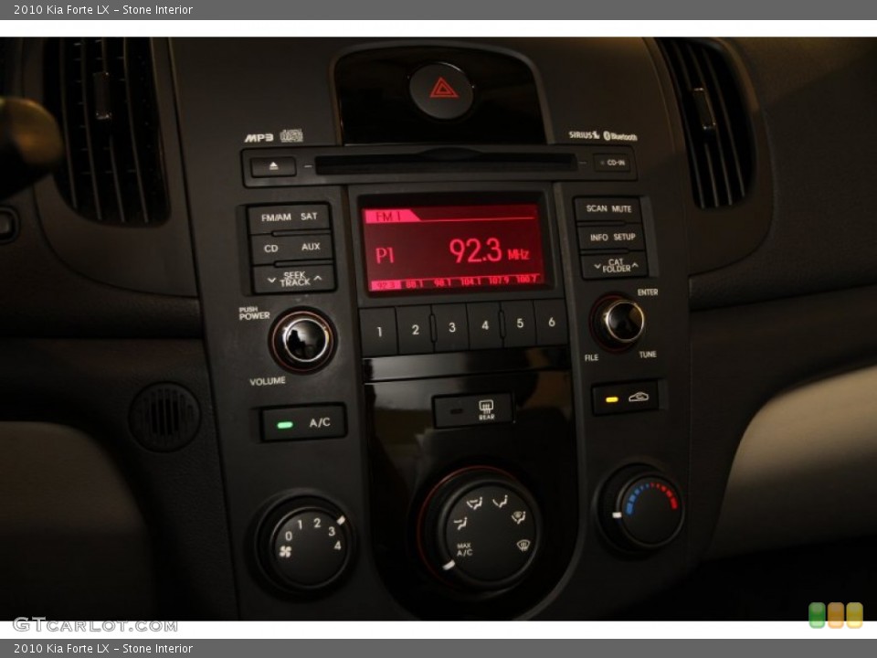 Stone Interior Controls for the 2010 Kia Forte LX #84793562