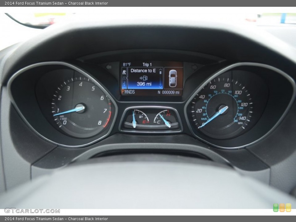 Charcoal Black Interior Gauges for the 2014 Ford Focus Titanium Sedan #84795233