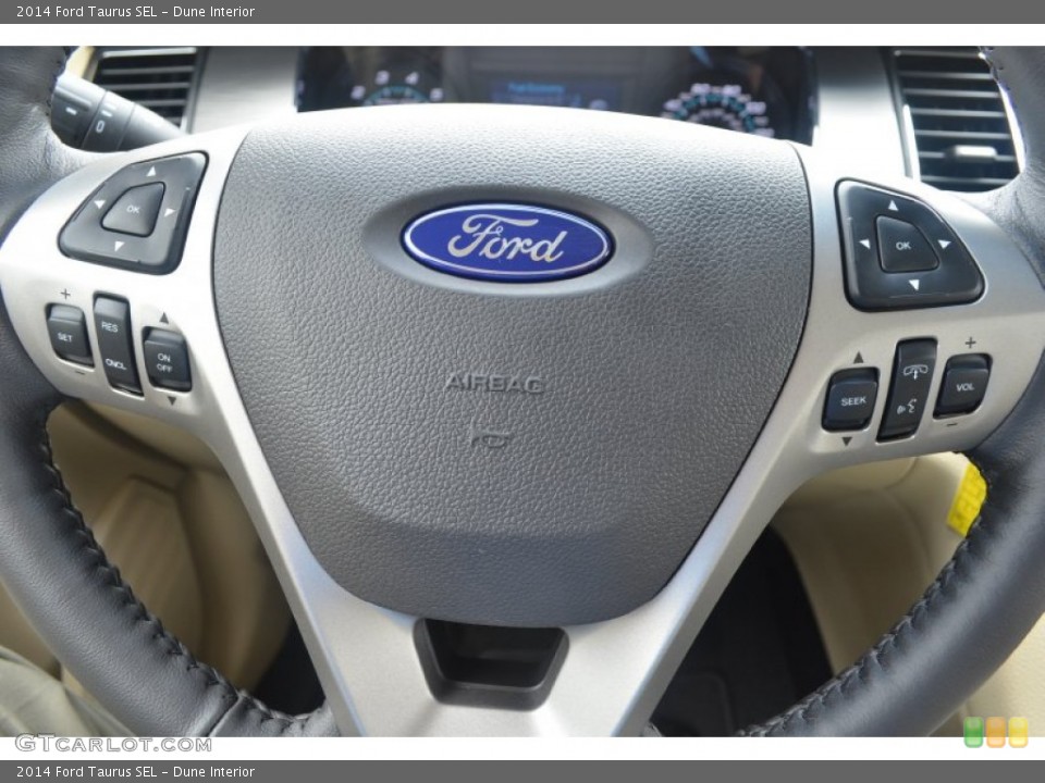 Dune Interior Steering Wheel for the 2014 Ford Taurus SEL #84795699