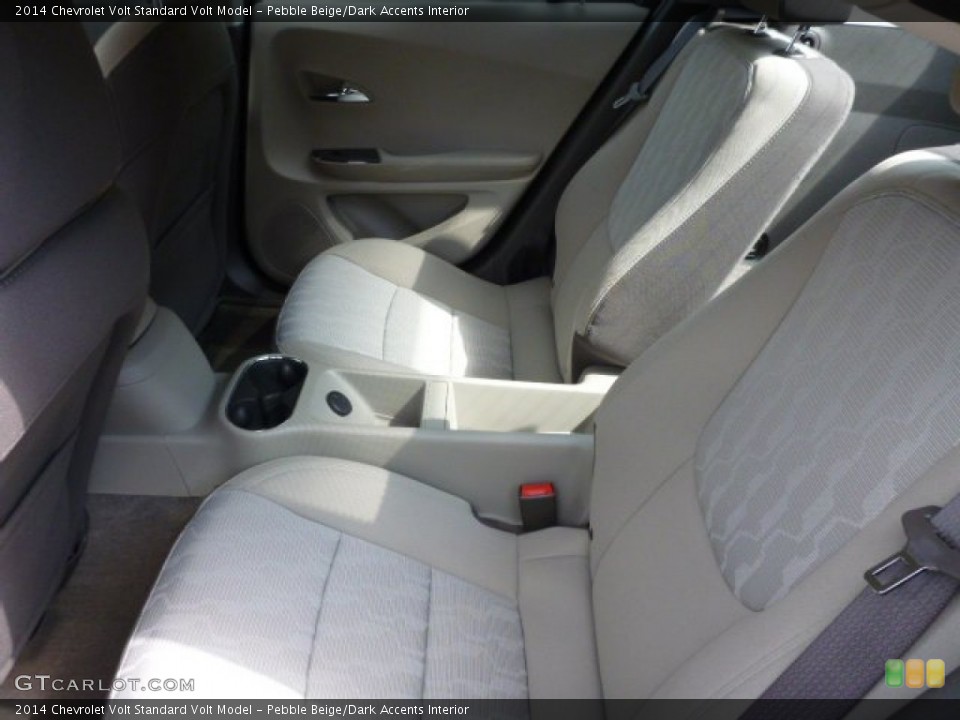 Pebble Beige/Dark Accents Interior Rear Seat for the 2014 Chevrolet Volt  #84796304