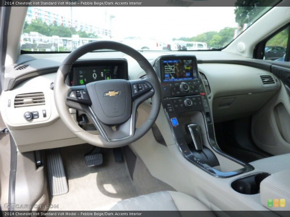 Pebble Beige/Dark Accents Interior Dashboard for the 2014 Chevrolet Volt  #84796324